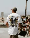 Doodly Clothing Men's Oversize Skull Killer T-Shirt
