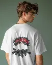Doodly Clothing Black Rose Men's Oversize T-Shirt