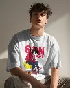 Doodly Clothing Men's GOKU Oversized T-Shirt