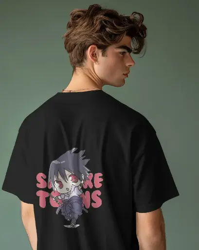 Doodly Clothing Men's Sasuke Oversized T-Shirt