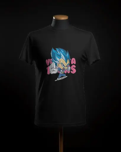 Doodly Clothing Men's Vageta Regular T-Shirt